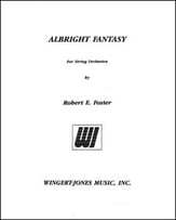 Albright Fantasy Orchestra sheet music cover